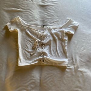 Crop top shirt , size small